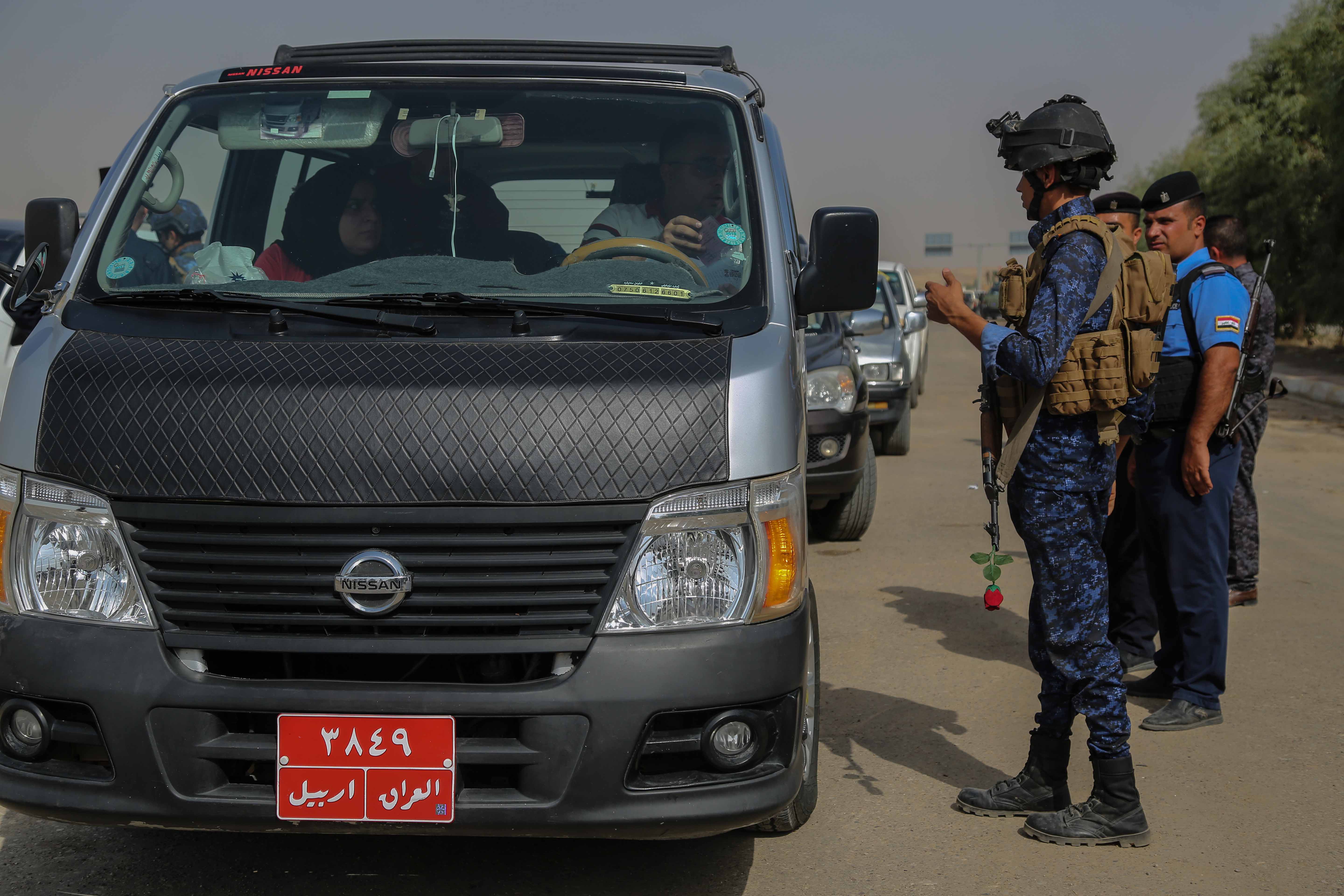 The Erbil-Kirkuk highway was officially reopened on Aug. 19 morning after 10 months of shutting down. (Photo: Kurdistan 24/Shvan Harki)